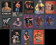 WWF Sticker Lot Of (13) Including Rock Johnson And Other Stars