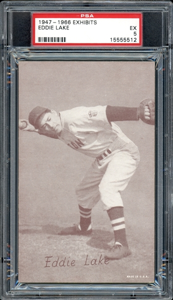 1947-66 Exhibits Eddie Lake PSA 5 EX