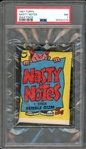 1967 Topps Nasty Notes Wax Pack PSA 7 NM