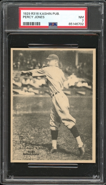 1929 R316 Kashin Publications Percy Jones PSA 7 NM