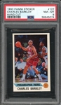 1990 Panini Sticker Hand Cut #127 Charles Barkley PSA 8 NM-MT