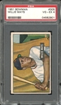 1951 Bowman #305 Willie Mays PSA 4 VG-EX