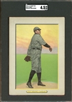 1910-11 T3 Turkey Red #42 Cy Young Checklist Back (Offer) SGC 4.5 VG-EX+