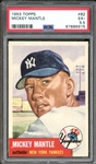 1953 Topps #82 Mickey Mantle PSA 5.5 EX+