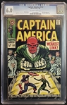 1968 Marvel Comics Captain America #103 CGC 6.0 Off White/White Pages